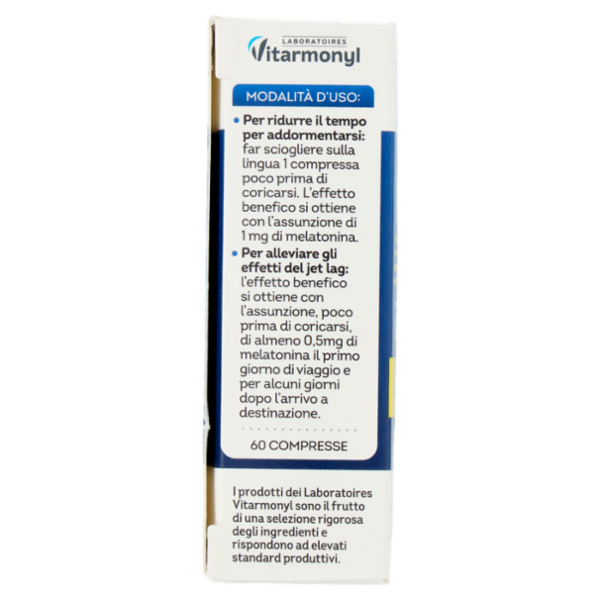 Laboratoires Vitarmonyl Melatonina Express 60 Compresse Orosolubili 4,8 g