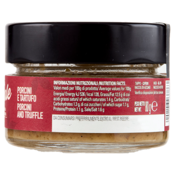 Urbani Tartufi Filosofia Naturale Porcini e Tartufo 80 g