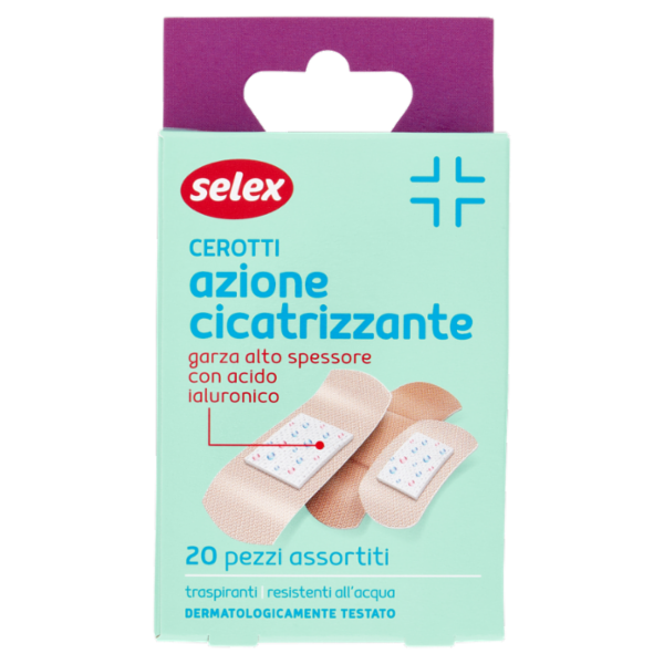 Selex Cerotti ad Azione Cicatrizzante Assortiti 20 pezzi