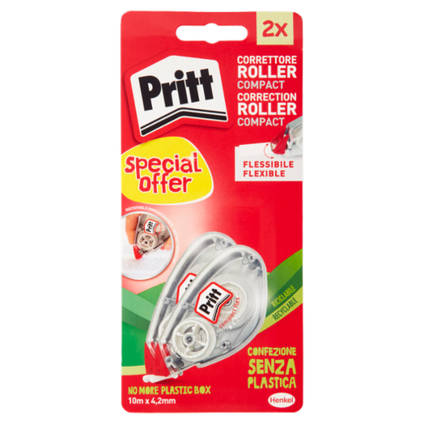 PRITT correttore Roller Compact 4,2mm 10m 2 pz