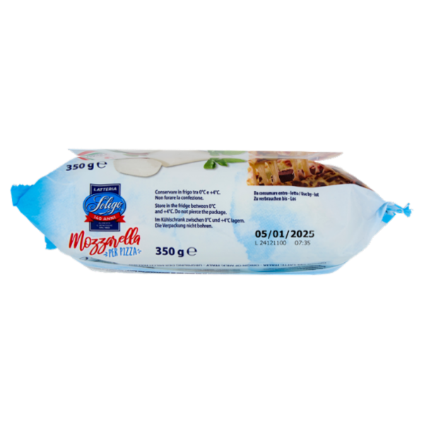 Latteria Soligo Fior di latte Mozzarella per Pizza 350 g