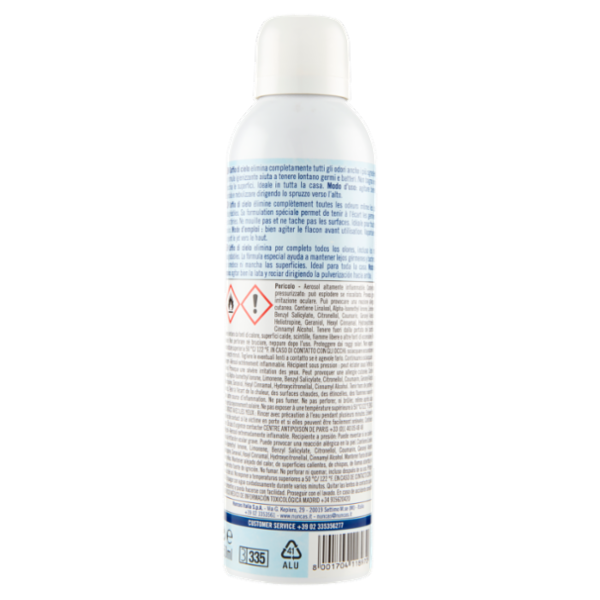 nuncas Soffio di Cielo Neutralizza Odori Fragranza di Talco 250 ml