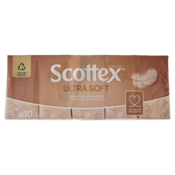 Scottex Ultra Soft Fazzoletti 10 pz