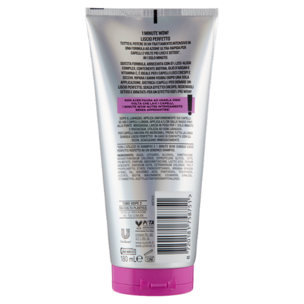 sunsilk Liscio Perfetto 1 Minute Wow! Trattamento Intensivo 180 mL