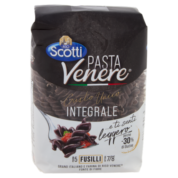 Riso Scotti Pasta Venere Integrale Fusilli 400 g
