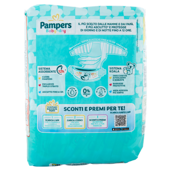 Pampers Baby-dry Maxi 17 pz