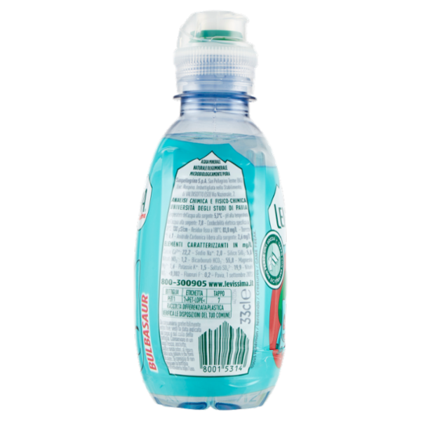 LEVISSIMA, Acqua Naturale R-PET 25% 0,33 L