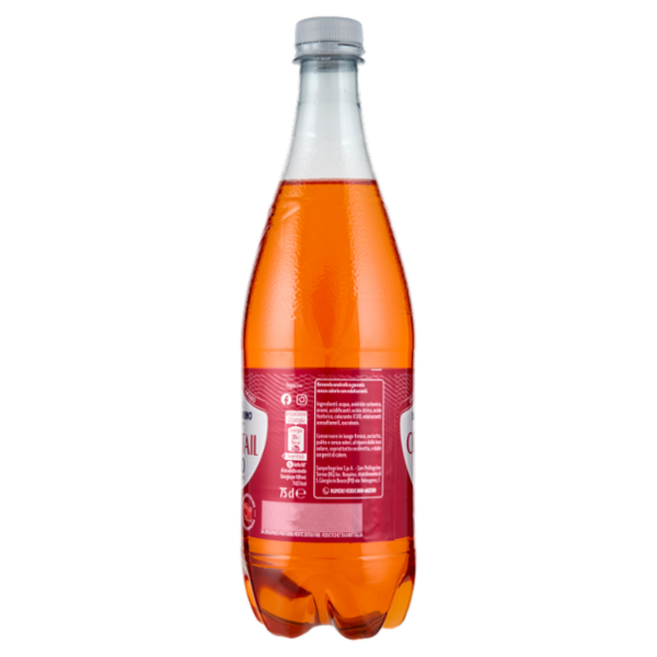 BIBITE SANPELLEGRINO, Bevande Gassate, Cocktail Zero, Pet 75cl