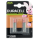 Duracell Rechargeable AAA 750mAh Batterie Ministilo Ricaricabili confezione da 2