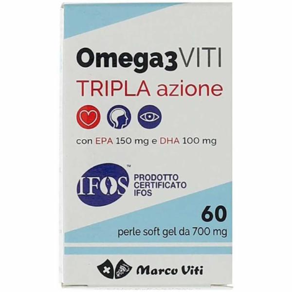 Omega3 Viti Triplazione 60 Perle