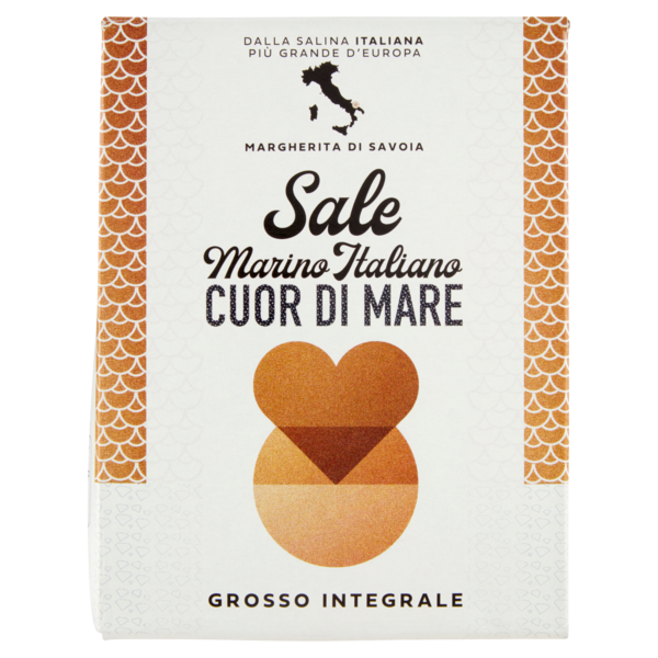 Cuor di Mare Sale Marino Italiano Grosso Integrale 1000 g