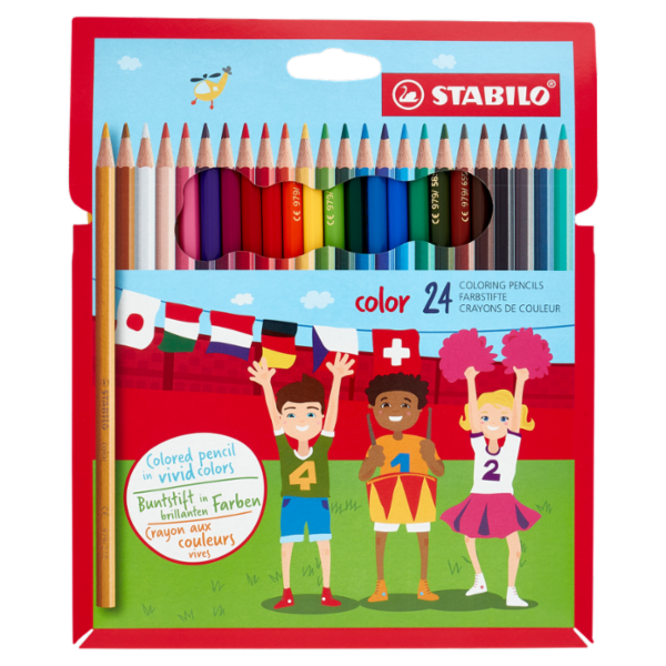 STABILO color matite colorate - astuccio da 24 pz.