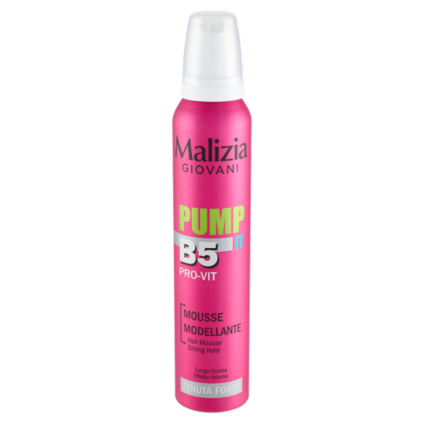 Malizia Giovani Pump IT B5 Pro-Vit Mousse Modellante Tenuta Forte 200 mL