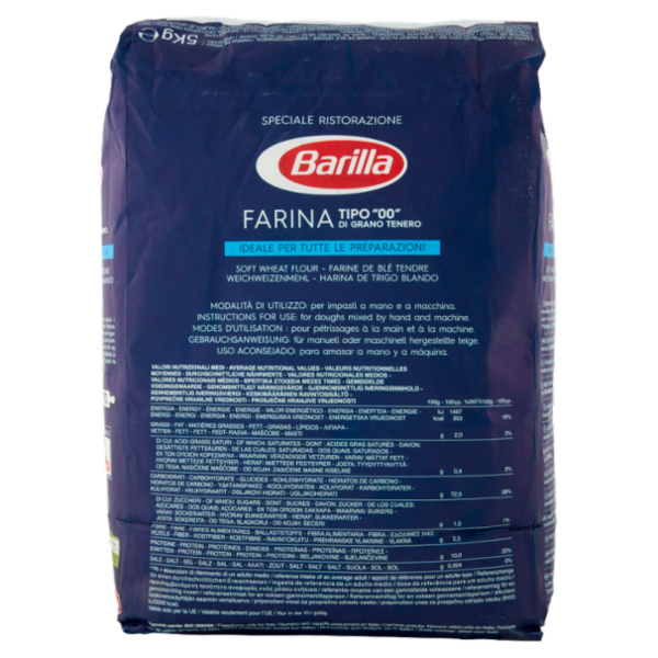 Barilla for Professionals Farina 00 Catering Food Service 5kg