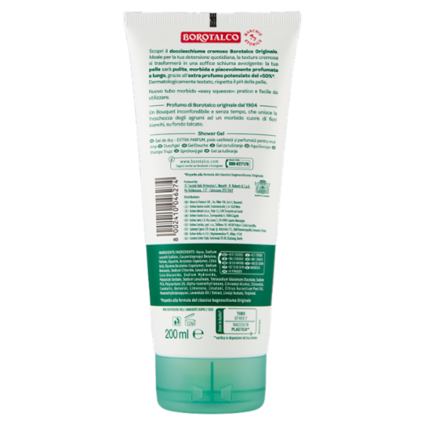 Borotalco Originale Profumo di Borotalco Doccia Schiuma 200 ml