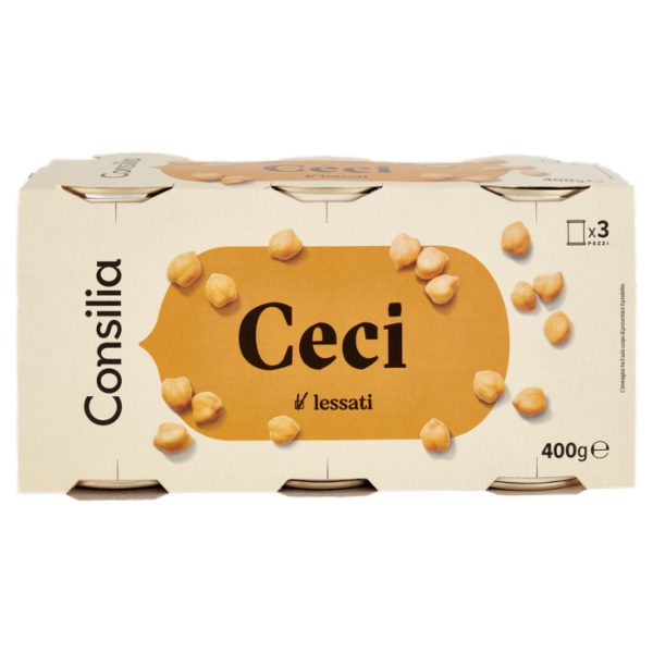 Consilia Ceci Lessati 3 x 400 g