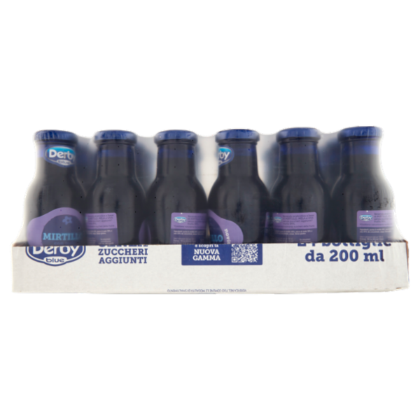 Derby blue Senza Zuccheri Aggiunti* Mirtillo con mela 24 x 200 ml
