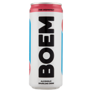 Boem Alcoholic Sparkling Drink Pink Grapefruit 330 Ml