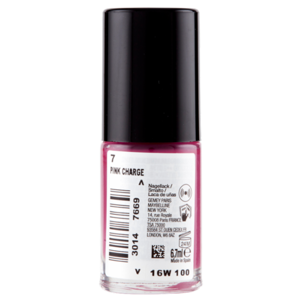 Maybelline New York Fast Gel Smalto Effetto Gel Asciugatura Veloce, 7 Pink Charge, 7 ml