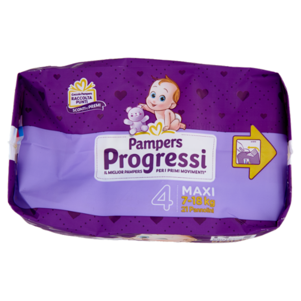 Pampers Progressi Maxi 21 pz