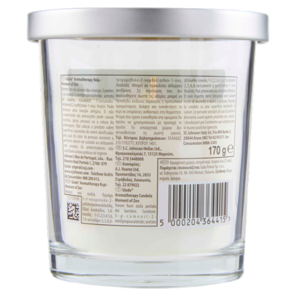 Glade® Aromatherapy Candela Moment of Zen 170g