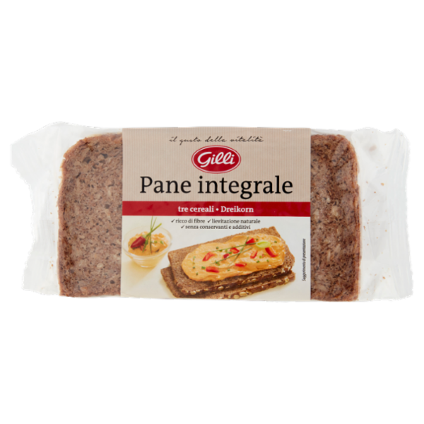 Gilli Pane integrale tre cereali 500 g
