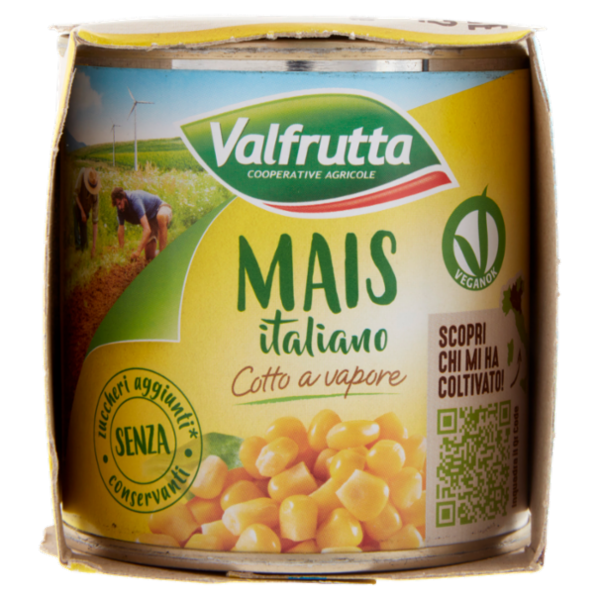 Valfrutta Mais italiano Cotto a vapore 3 x 160 g