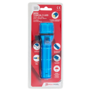 Polypool Mini Torcia 3 LED 18 Lumen