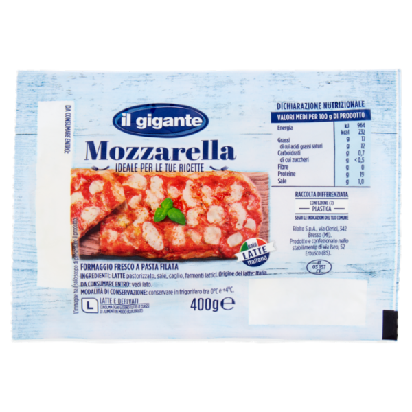 IL GIGANTE Mozzarella 400 g