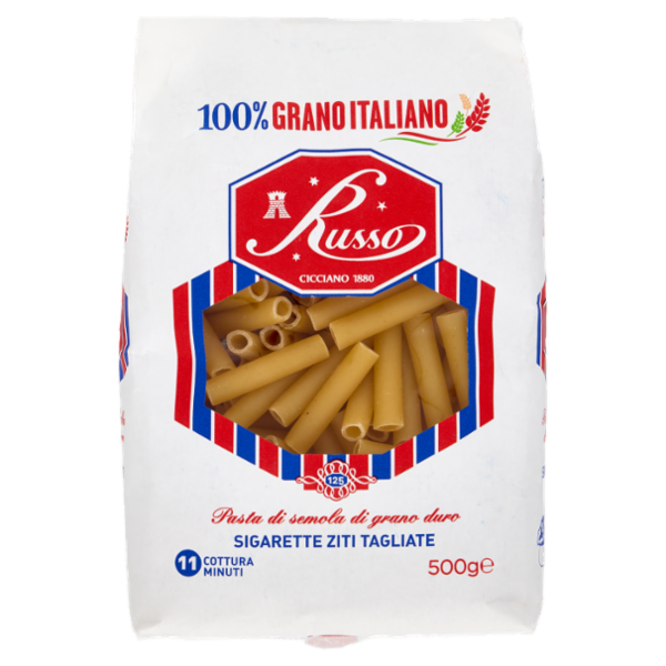 Russo Sigarette Ziti Tagliate 125 500 g