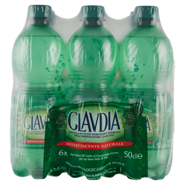 Clavdia Effervescente Naturale 6 x 50 cl