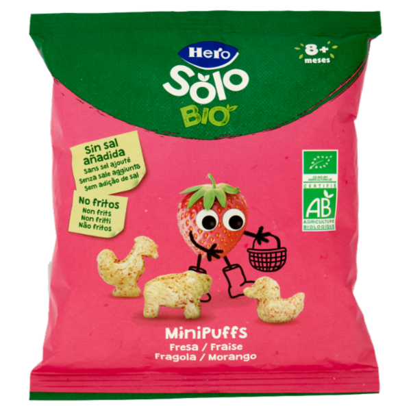 Hero Solo Bio MiniPuffs Fragola 18 g