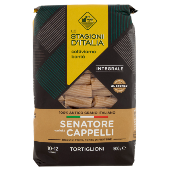Le Stagioni d'Italia Senatore varietà Cappelli Integrale Tortiglioni 500 g