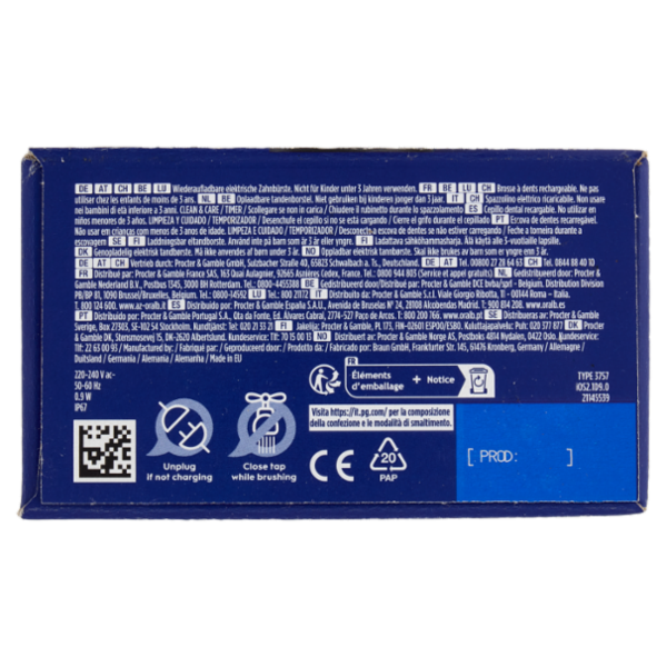 Oral-B iO Series 2 Spazzolino Elettrico Denti Ricaricabile Nero