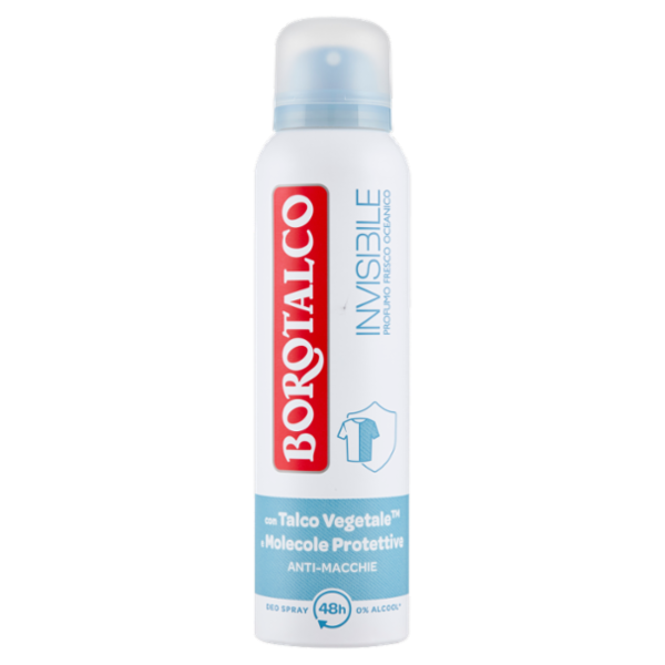 Borotalco Invisibile Profumo Fresco Oceanico Deo Spray 150 ml