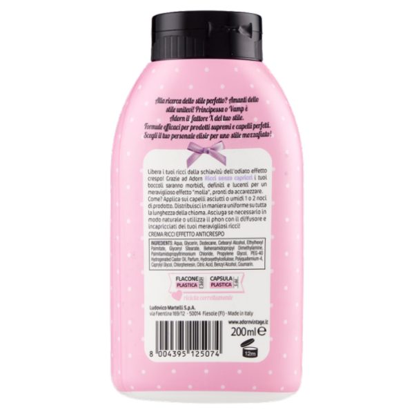 Adorn it's Caring! Crema Ricci Ricci senza capricci Anticrespo 200 ml