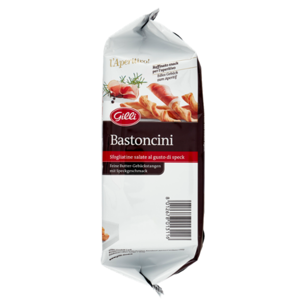 Gilli l'Aperitivo! Bastoncini Sfogliatine salate al gusto di speck 125 g