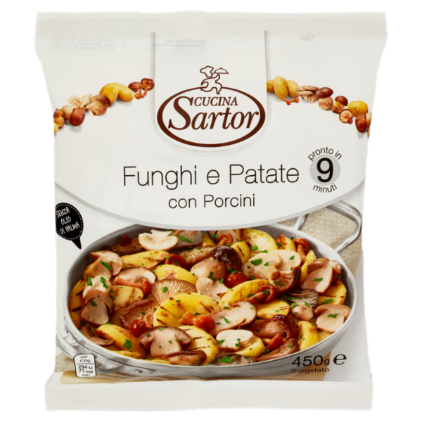 Cucina Sartor Funghi e Patate con Porcini Surgelato 450 g
