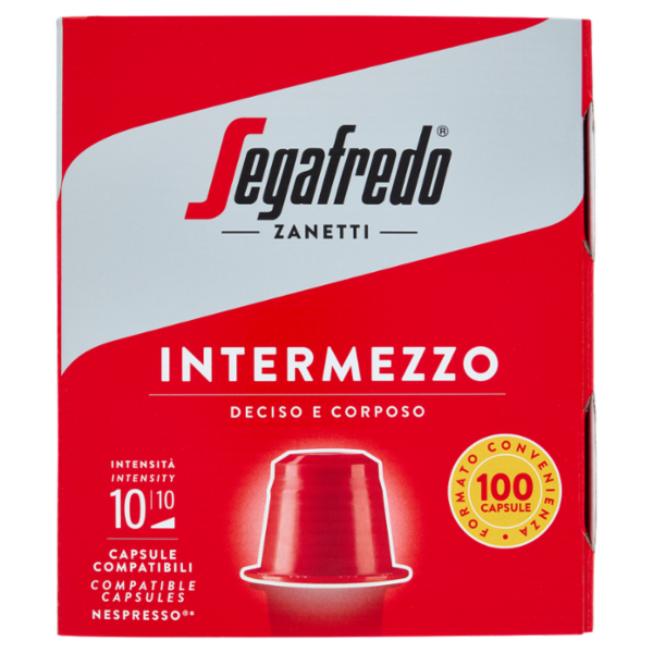 Segafredo Zanetti Intermezzo Capsule Compatibili Nespresso* 100 x 5,1 g