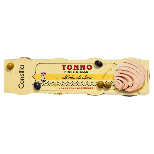 Consilia Tonno all'Olio di Oliva 4x70 g