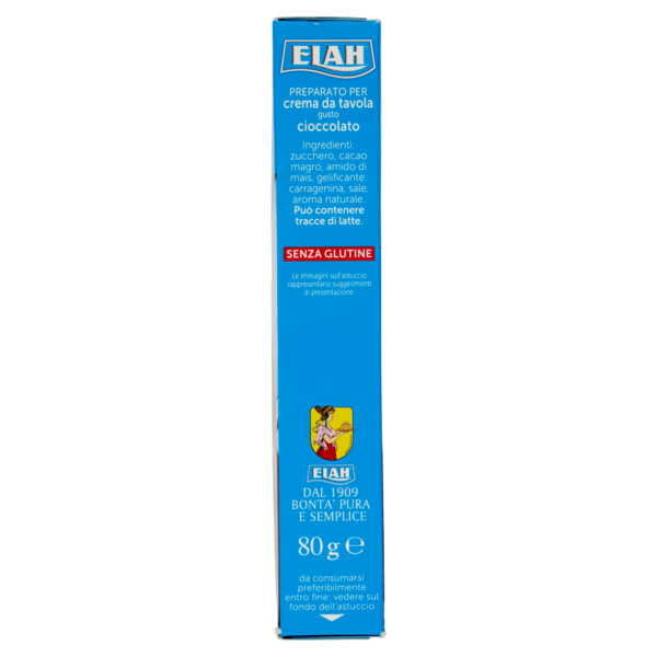 Elah Preparato per Crema da Tavola Gusto cioccolato 80 g