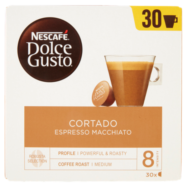 NESCAFÉ DOLCE GUSTO Cortado Espresso Macchiato Caffè 30 capsule 189 g