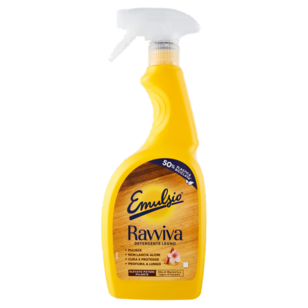 Emulsio Ravviva Detergente Legno Olio di Mandorla e Legno di Sandalo 600 ml