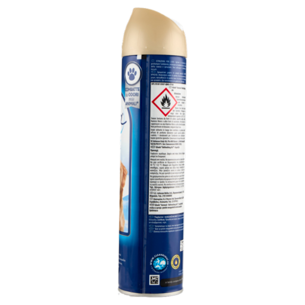 Glade Deodorante per Ambienti Spray Fragranza Refreshing Air™ Combatte odori animali domestici 300ml