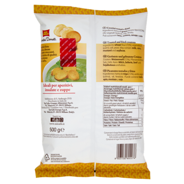 San Carlo Crostini Dorati Classici 500 g