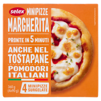 Selex Minipizze Margherita Surgelate 4x90 g
