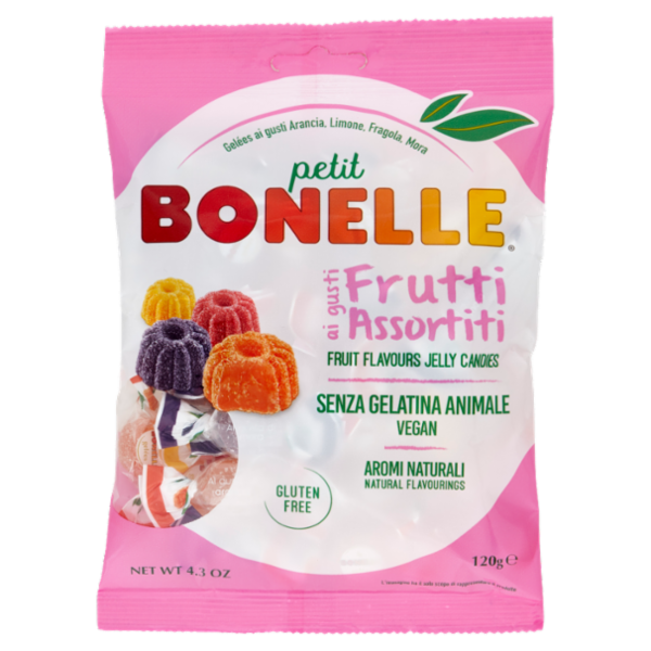 Bonelle Gelées ai gusti Arancia, Limone, Fragola, Mora 120 g
