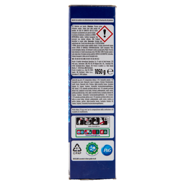 Dash Power Detersivo Lavatrice in Polvere, Tecnologia Anti-Residui, 21 Lavaggi 1050 g