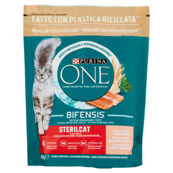 PURINA ONE Bifensis Sterilcat Trota e Frumento 800 g