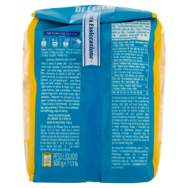 De Cecco Alfabeto n°173 500 g